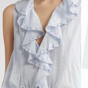 DÕEN Hilda Pintucked Sleeveless